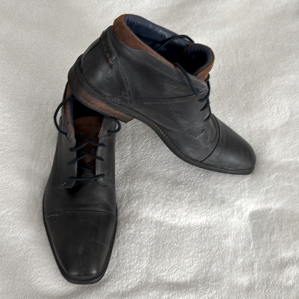 Men’s 14th and Union Black Leather Dress Shoes